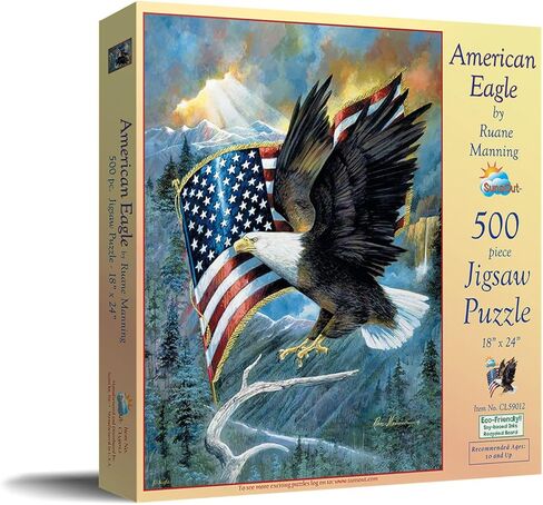 Sunsout American Eagle 500 Piece Jigsaw Puzzle in Kuwait