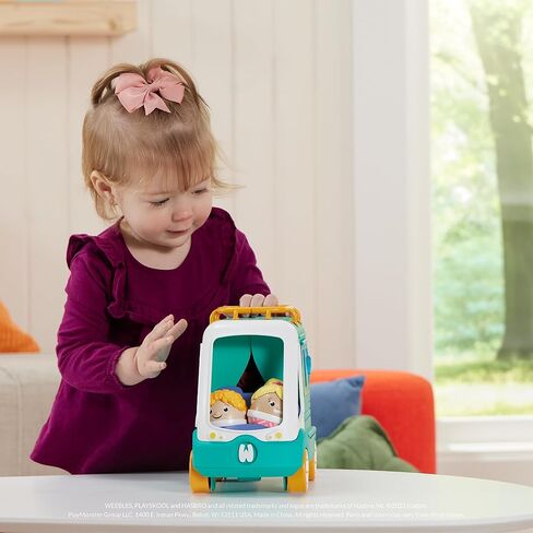 Playskool Weebles My Happy Camper - لعبة Weeble Wobble لمرحلة ما قبل المدرسة للأطفال الصغار، موقع تخييم مزود بأضواء وأصوات وأغاني، للأطفال من سن 12 شهرًا فما فوق in Kuwait