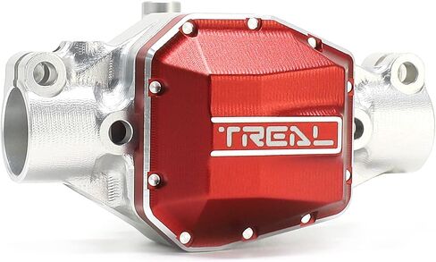 TREAL SCX10 Pro الألومنيوم 7075 مركز المحور الأمامي مبيت العضو الثالث مع ترقيات غطاء مختلف متوافق مع مجموعة شركات SCX10 PRO المحورية 1/10 (فضي) in Saudi Arabia