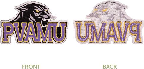 Prairie View A&M University Patch Panthers PVAMU Embroidered Patches Applique Sew or Iron On Blazer Jacket Bag (Patch - Design B) in Saudi Arabia