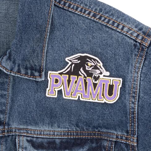 Prairie View A&M University Patch Panthers PVAMU Embroidered Patches Applique Sew or Iron On Blazer Jacket Bag (Patch - Design B) in Saudi Arabia