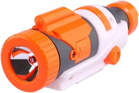 مصباح يدوي تكتيكي بلاستيكي من AngelReally لتعديل لعبة Nerf Gun Modulus Regulator Toy Gun، مصباح يدوي تكتيكي معدل، ضوء أزرق in Saudi Arabia