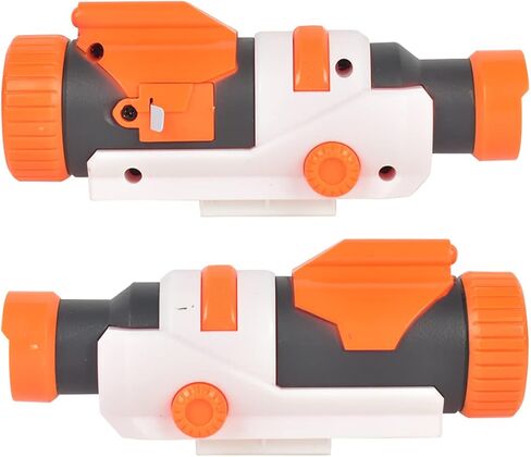 مصباح يدوي تكتيكي بلاستيكي من AngelReally لتعديل لعبة Nerf Gun Modulus Regulator Toy Gun، مصباح يدوي تكتيكي معدل، ضوء أزرق in Saudi Arabia