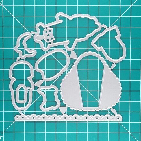 مجموعة CHICNIQ Baby in a Swaddle Stamp and Dies لسجلات القصاصات وصناعة البطاقات in Kuwait