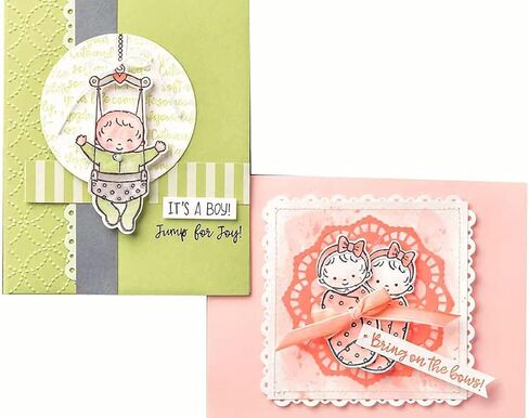 مجموعة CHICNIQ Baby in a Swaddle Stamp and Dies لسجلات القصاصات وصناعة البطاقات in Kuwait