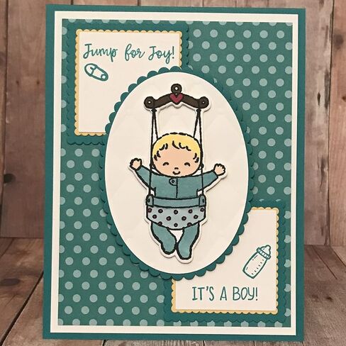 مجموعة CHICNIQ Baby in a Swaddle Stamp and Dies لسجلات القصاصات وصناعة البطاقات in Kuwait