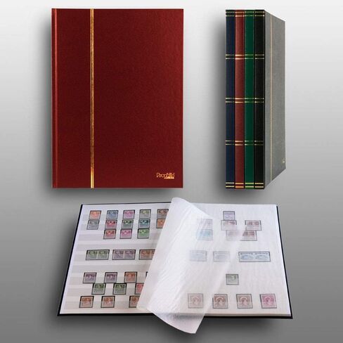 Prophila stamp album (new) 16 white sides, red cover in Saudi Arabia