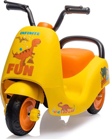 Kids Ride On Motorcycle, 6V Battery Powered Electric Ride On Motorbike Toy with Pedal, 3 Wheels Toddler Car for Kids 3-6 Years Boys Girls in Kuwait