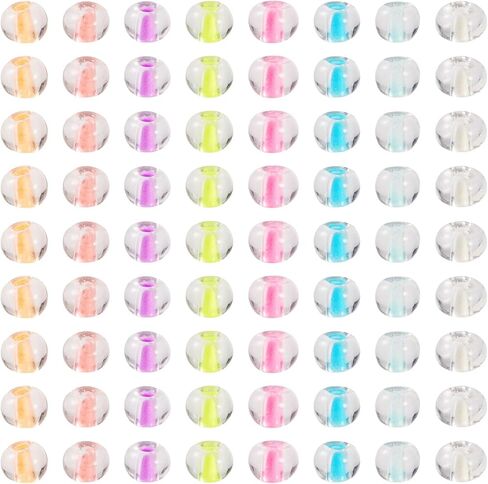 Beadthoven 5280pcs 2mm الخرز الزجاجي المضيء، متنوعة يتوهج في الظلام الخرز 11/0 جولة الخرز البذور الباستيل الملونة متوهجة صغيرة الخرز الشمسية الصغيرة DIY سوار قلادة صنع المجوهرات الحرف اليدوية in Kuwait