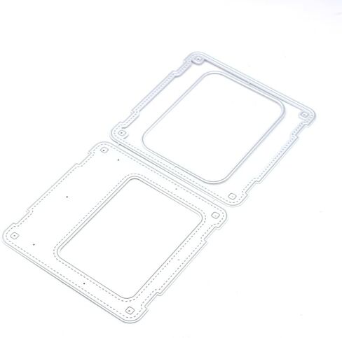 KSCRAFT Vintage Specimen Slide Shaker Metal Cutting Dies Stencils for DIY Scrapbooking/Photo Album Decorative Embossing DIY Paper Cards (Big Size) in Kuwait
