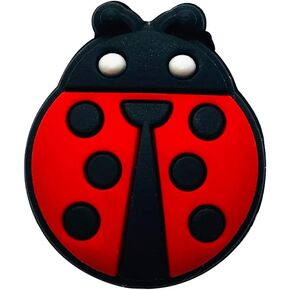 10 قطع من خرز الخنفساء السيليكون من ديكويندي، خرز مطبوع على شكل حيوانات كرتونية، خرز مسطح ملون على شكل سيليكون، خرز فاصل حشرة الخنفساء فضفاض، للبالغين من لوازم الحرف اليدوية (مزيج) in Kuwait