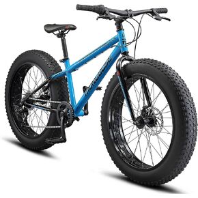 Mongoose Argus ST & Trail Youth/Adult Fat Tire Mountain Bike for Men and Women, 20-26-Inch Tires, 10.5-19 Inch Hardtail Frame, Mechanical Disc Brakes in Kuwait