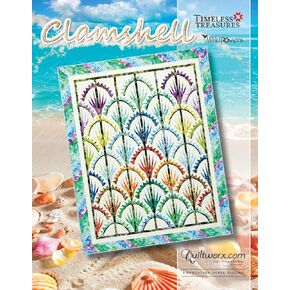 Clamshell Quilt Pattern by Judy Niemeyer and Quiltworx 62 by 78 in Kuwait
