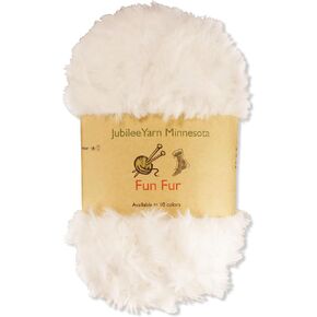 BambooMN Chunky Fluffy Faux Fur Eyelash Yarn - 100% Polyester - 100g/Skein - 2 Skeins - Chestnut Brown