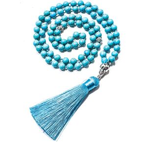 Hovaete Tasbih Prayer Beads Allah & Muhammad Islamic Prayer Rosary Muslim Islam Misbaha Tasbeeh Sibha 99/33Prayer Beads for Men and Women (8mm Blue Turquoise-99 beads) in Kuwait