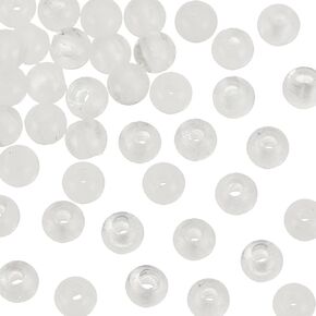 OLYCRAFT 50Pcs 6mm Natural Amethyst Beads 2mm Large Hole Natural Stone Beads Round Loose Beads Round Gemstone Beads Energy Stone for Bracelet Necklace Earring Jewelry Making DIY Crafts