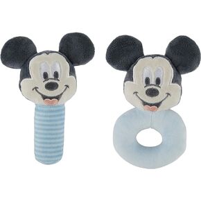 Disney Winnie The Pooh and Tigger Assorted Plush Lovie Rattle Set Pack of 2 - Soft and Cuddly Plush Material, Built-in Rattle for Sensory Stimulation,Vibrant Colors and Intricate Details in Kuwait