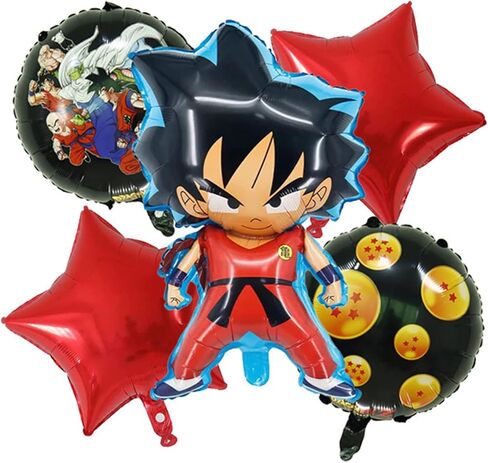 10Pcs Double Sided Different Pattern Balloons,Aluminum Film Material Party Decoration Balloons,Anime Theme Party Supplies,Kawaii Birthday Party Ballons in Kuwait