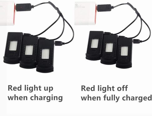 مصرف البحرين المركزي ترقية 3.7 فولت 850 مللي أمبير بطارية ليبو قدرة عالية ل Eachine E58 JY019 GD88 L800 S168 RC كوادكوبتر بطارية بدون طيار 2 حزمة مع شاحن USB in Kuwait