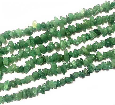 7-8mm Natural Blue Aventurine Gemstone Chips Beads Healing Crystals Waist Bracelets Necklace Kit Irregular Stone DIY Crafts Design Jewelry Making in Kuwait