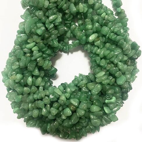 7-8mm Natural Blue Aventurine Gemstone Chips Beads Healing Crystals Waist Bracelets Necklace Kit Irregular Stone DIY Crafts Design Jewelry Making in Kuwait