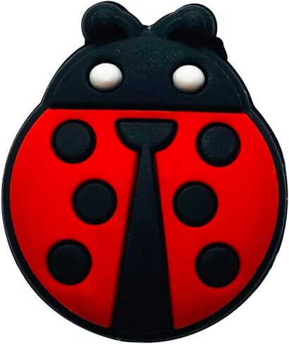 10 قطع من خرز الخنفساء السيليكون من ديكويندي، خرز مطبوع على شكل حيوانات كرتونية، خرز مسطح ملون على شكل سيليكون، خرز فاصل حشرة الخنفساء فضفاض، للبالغين من لوازم الحرف اليدوية (مزيج) in Kuwait