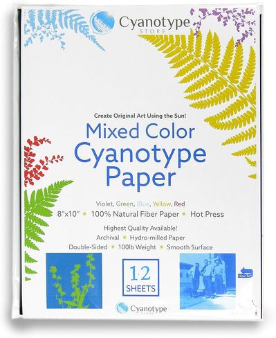 Cyanotype 8" x 10" Paper - 12 pack (Mixed) in Saudi Arabia