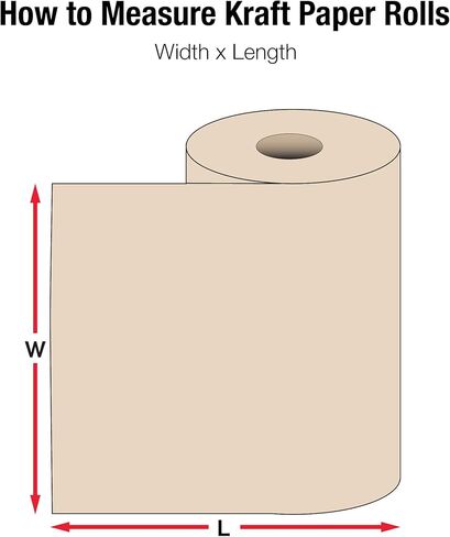 Aviditi Kraft Paper Roll, 50#, 15" x 720', Kraft, 100% Recycled Paper, Ideal for Packing, Wrapping, Craft, Postal, Shipping, Dunnage and Parcel (KP1550) in Kuwait