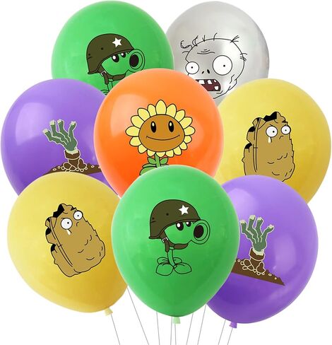 اديليديون 43 قطعة من لوازم حفلات الزومبي للعب بالنباتات، بما في ذلك لافتة عيد ميلاد سعيد من بي في زد، زينة كعكة بي في زد، بالونات لاتكس بي في زد للاطفال الاولاد وديكور الحفلات in Kuwait