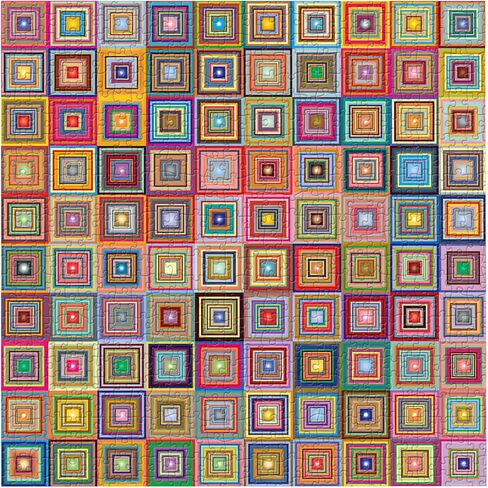 Impossible Puzzles for Adults 1000 Pieces, Difficult Color Squares Jigsaw Puzzles, Hard Challenge Puzzle for Adults in Kuwait