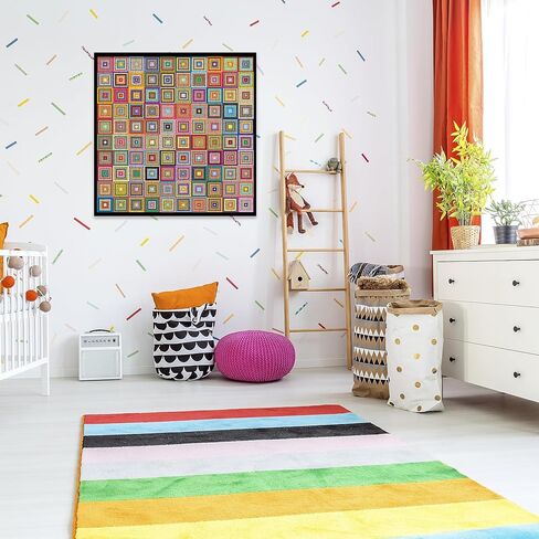 Impossible Puzzles for Adults 1000 Pieces, Difficult Color Squares Jigsaw Puzzles, Hard Challenge Puzzle for Adults in Kuwait