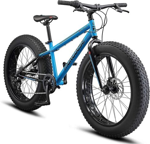 Mongoose Argus ST & Trail Youth/Adult Fat Tire Mountain Bike for Men and Women, 20-26-Inch Tires, 10.5-19 Inch Hardtail Frame, Mechanical Disc Brakes in Kuwait