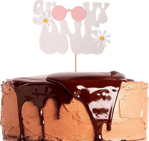 غلاف كعكة من جروفي وان - جروفي وان أول عيد ميلاد، ديكورات رائعة للحفلات واحدة، تزيين تزيين تزيين حفلة عيد الميلاد، تزيين تزيين تزيين عيد الميلاد الأول للأطفال in Kuwait