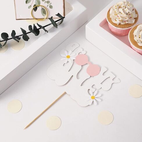 غلاف كعكة من جروفي وان - جروفي وان أول عيد ميلاد، ديكورات رائعة للحفلات واحدة، تزيين تزيين تزيين حفلة عيد الميلاد، تزيين تزيين تزيين عيد الميلاد الأول للأطفال in Kuwait