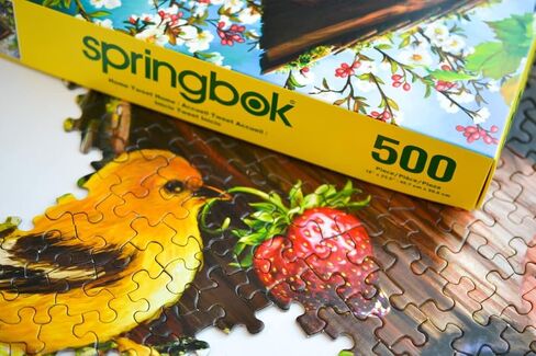 Springbok's 500 Piece Jigsaw Puzzle Home Tweet Home - Made in USA in Saudi Arabia