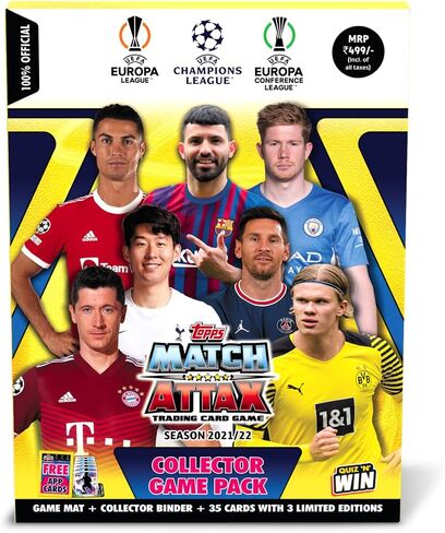 توبس مجموعة بطاقات بونانزا لدوري ابطال اوروبا ماتش اتاكس 2021/22 من مجموعة تي سي جي | بطاقات دوري ابطال اوروبا | ماتش اتاكس اكسترا in Kuwait