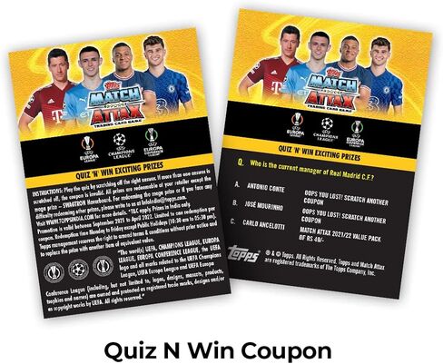 توبس مجموعة بطاقات بونانزا لدوري ابطال اوروبا ماتش اتاكس 2021/22 من مجموعة تي سي جي | بطاقات دوري ابطال اوروبا | ماتش اتاكس اكسترا in Kuwait