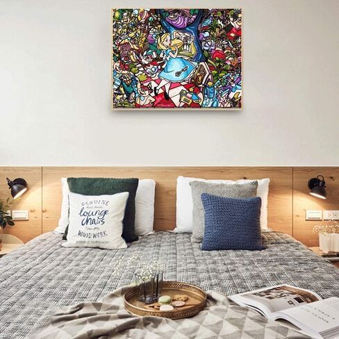 مجموعة طلاء من الاكريليك بالأرقام للبالغين والاطفال من ديزني اليس في بلاد العجائب in Kuwait