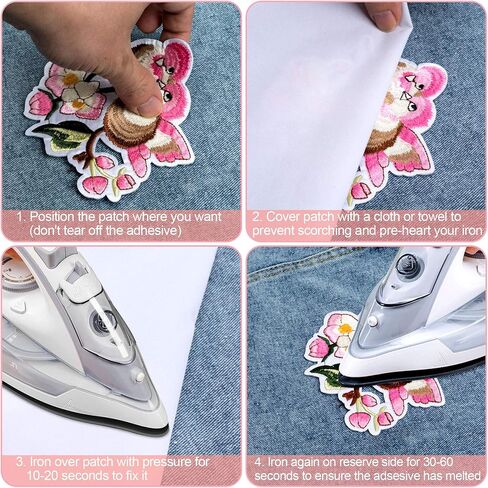 PAGOW 14PCS Embroidery Patches Birds, Birdie Iron On Patches, Embroidered Motif Applique Sticker DIY Accessory Sew on Patch for Jeans, Clothing, Backpacks (14 Differ Sizes) in Saudi Arabia
