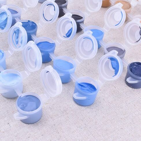 طلاء بالأرقام من كيميلي داي للبالغين والأطفال ديزني طلاء بالأرقام، مجموعة طلاء أكريليك لأميرات ديزني بالألوان بالأرقام، مجموعة طلاء لتزيين المنزل وغرفة المعيشة وغرفة النوم وديزني فروزن برينسيس in Kuwait