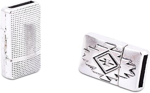 KONMAY 10 Sets 10.0x2.0mm Mixed Glue-in Flat Magnetic Bracelet Clasps and Closure in Saudi Arabia