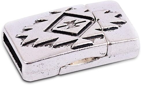 KONMAY 10 Sets 10.0x2.0mm Mixed Glue-in Flat Magnetic Bracelet Clasps and Closure in Saudi Arabia