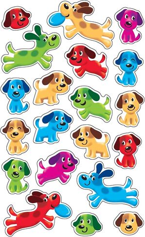 Trend Enterprises, Inc. Puppy Pals superShapes Stickers-Large, 160 ct in Saudi Arabia