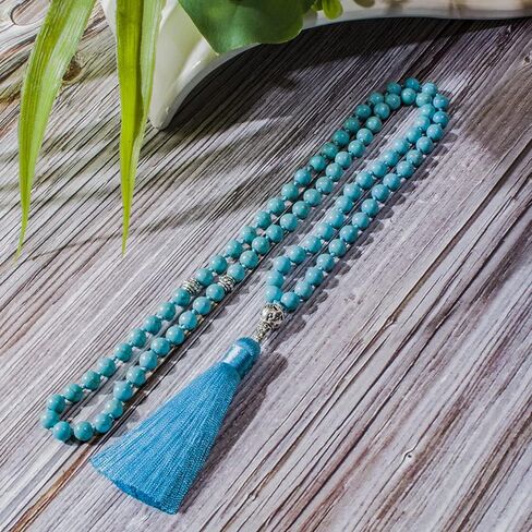 Hovaete Tasbih Prayer Beads Allah & Muhammad Islamic Prayer Rosary Muslim Islam Misbaha Tasbeeh Sibha 99/33Prayer Beads for Men and Women (8mm Blue Turquoise-99 beads) in Kuwait