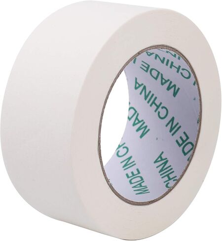 شريط لاصق لاصق فني أبيض 5.08 سم من توسنيل 3 قطع للفنون والحرف اليدوية - 164 ياردة in Kuwait