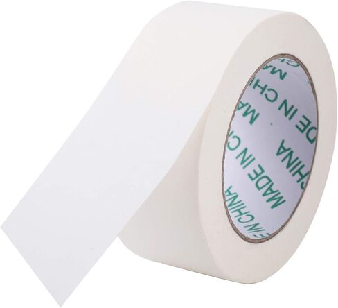 شريط لاصق لاصق فني أبيض 5.08 سم من توسنيل 3 قطع للفنون والحرف اليدوية - 164 ياردة in Kuwait