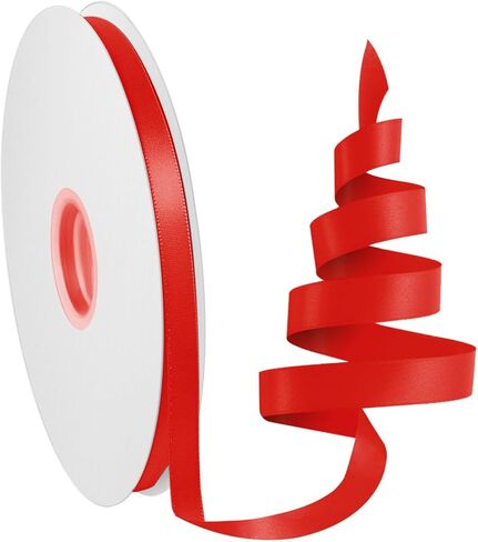 Polyester Ribbon for Gift Wrapping, 3/8 Inch x 100 Yards Decorative Ribbon for Wedding, Sewing,Party Decoration, Bows Bouquet, and DIY Crafts (3/8" x 100 Yards, Purple) in Kuwait