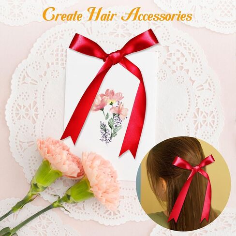 Polyester Ribbon for Gift Wrapping, 3/8 Inch x 100 Yards Decorative Ribbon for Wedding, Sewing,Party Decoration, Bows Bouquet, and DIY Crafts (3/8" x 100 Yards, Purple) in Kuwait