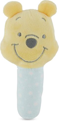 Disney Mickey Mouse and Goofy Assorted Plush Lovie Rattle Set Pack of 2 - Soft and Cuddly Plush Material, Built-in Rattle for Sensory Stimulation,Vibrant Colors and Intricate Details in Saudi Arabia