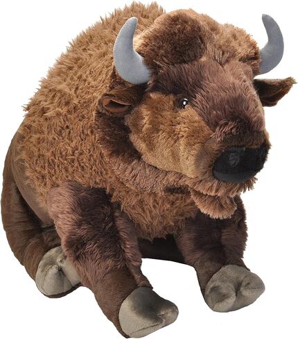Wild Republic Jumbo Bison Plush, Giant Stuffed Animal, Plush Toy, Gifts for Kids, 30 Inches in Saudi Arabia